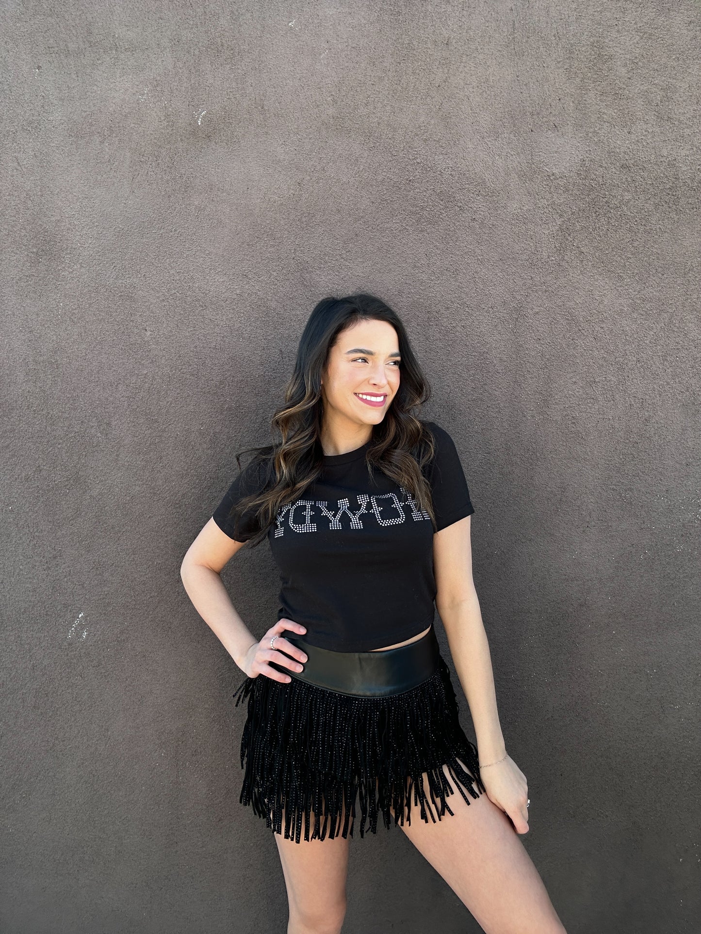 Sparkle Fringe Skirt